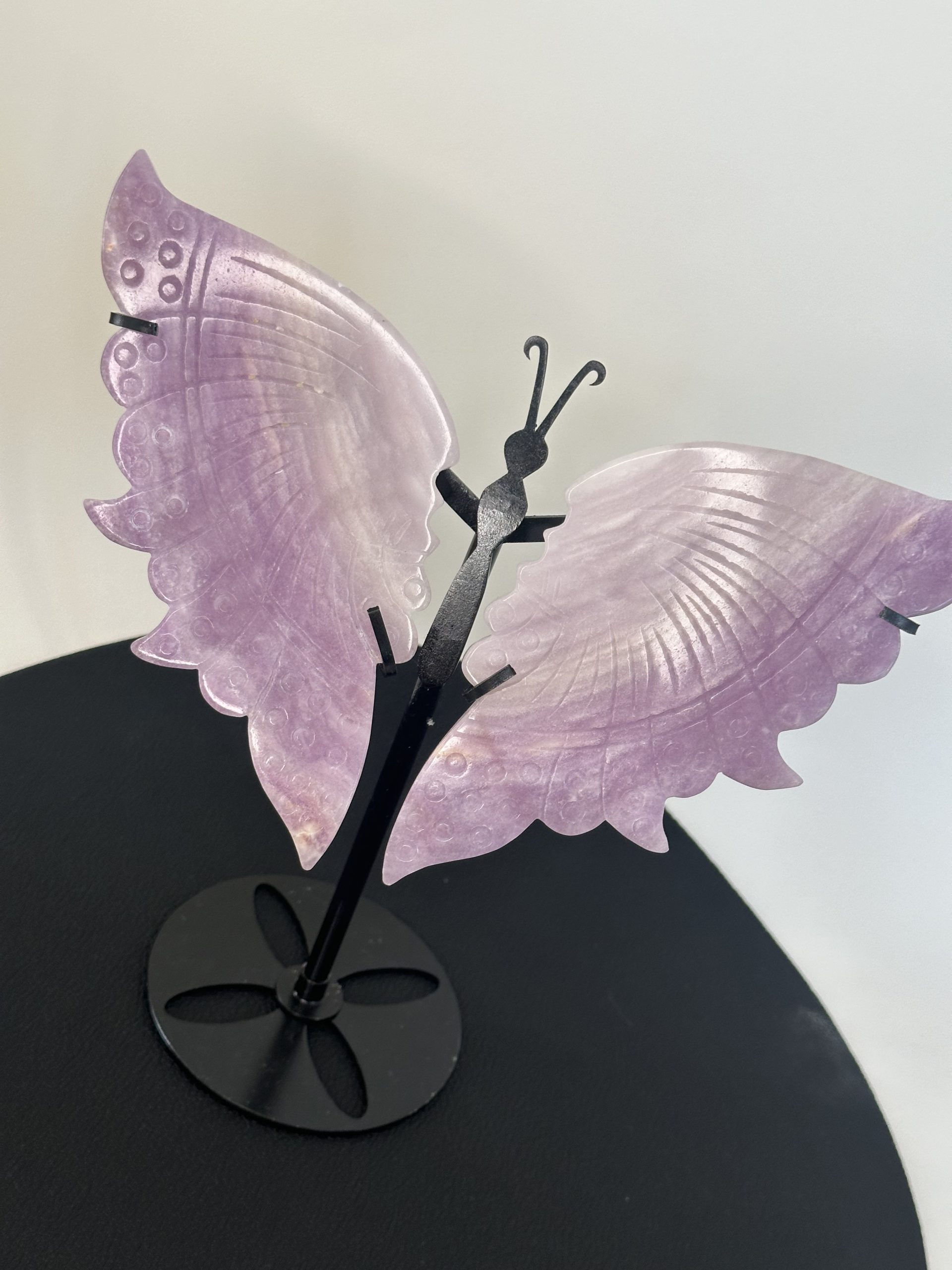 Won Pink Fluorite Butterfly