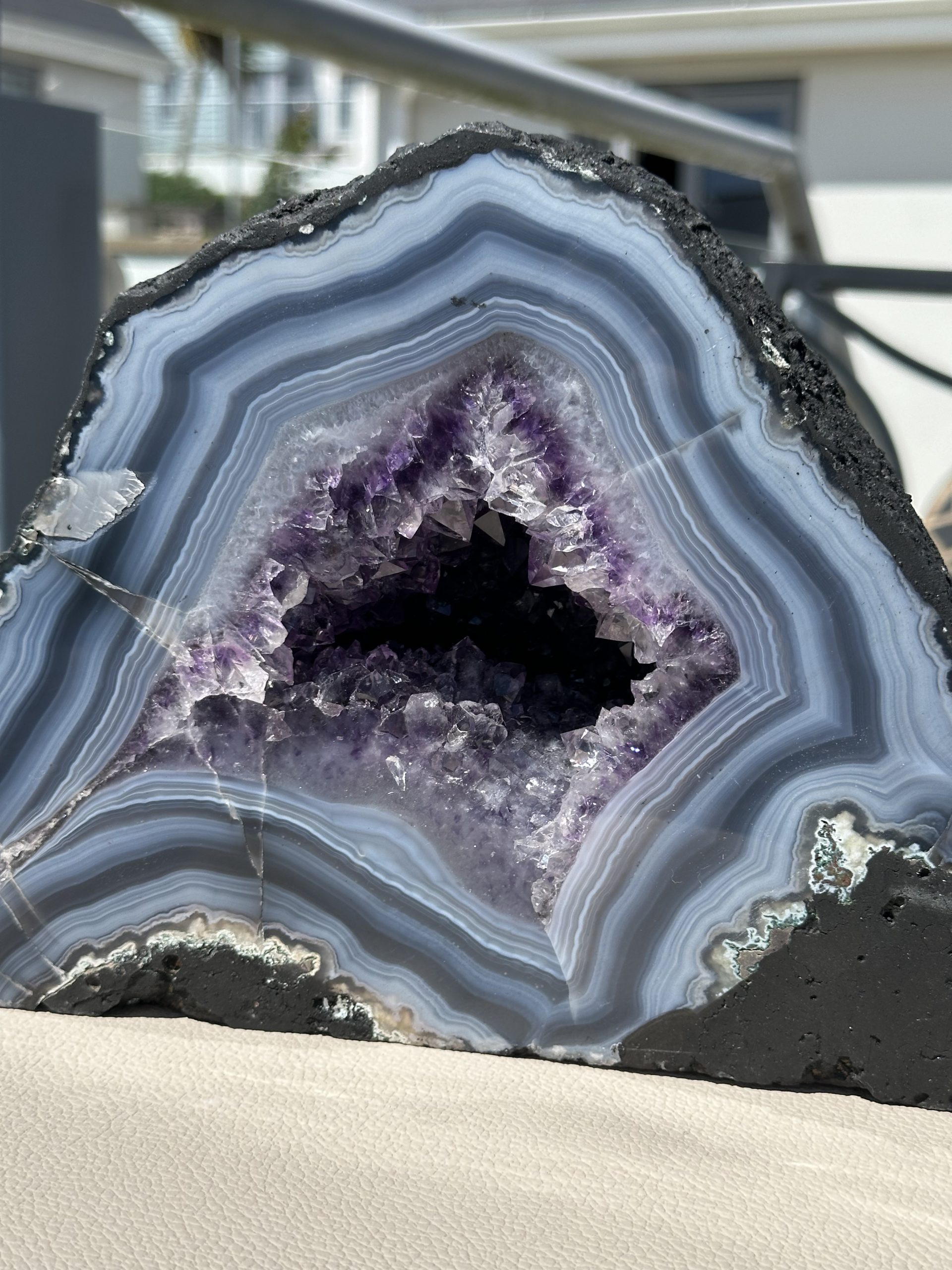 Won Agate Amethyst Geode