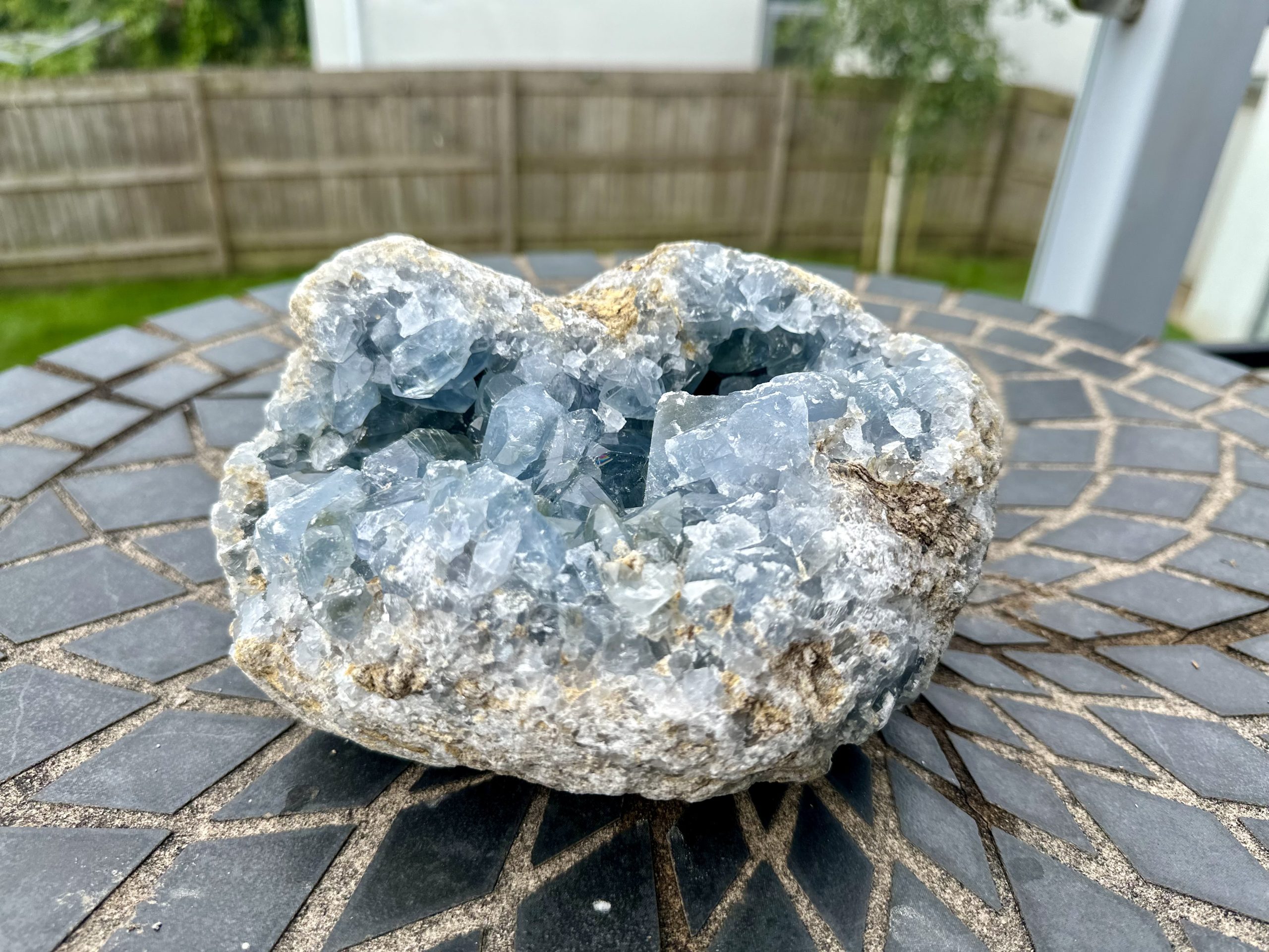 Won Celestite Cluster