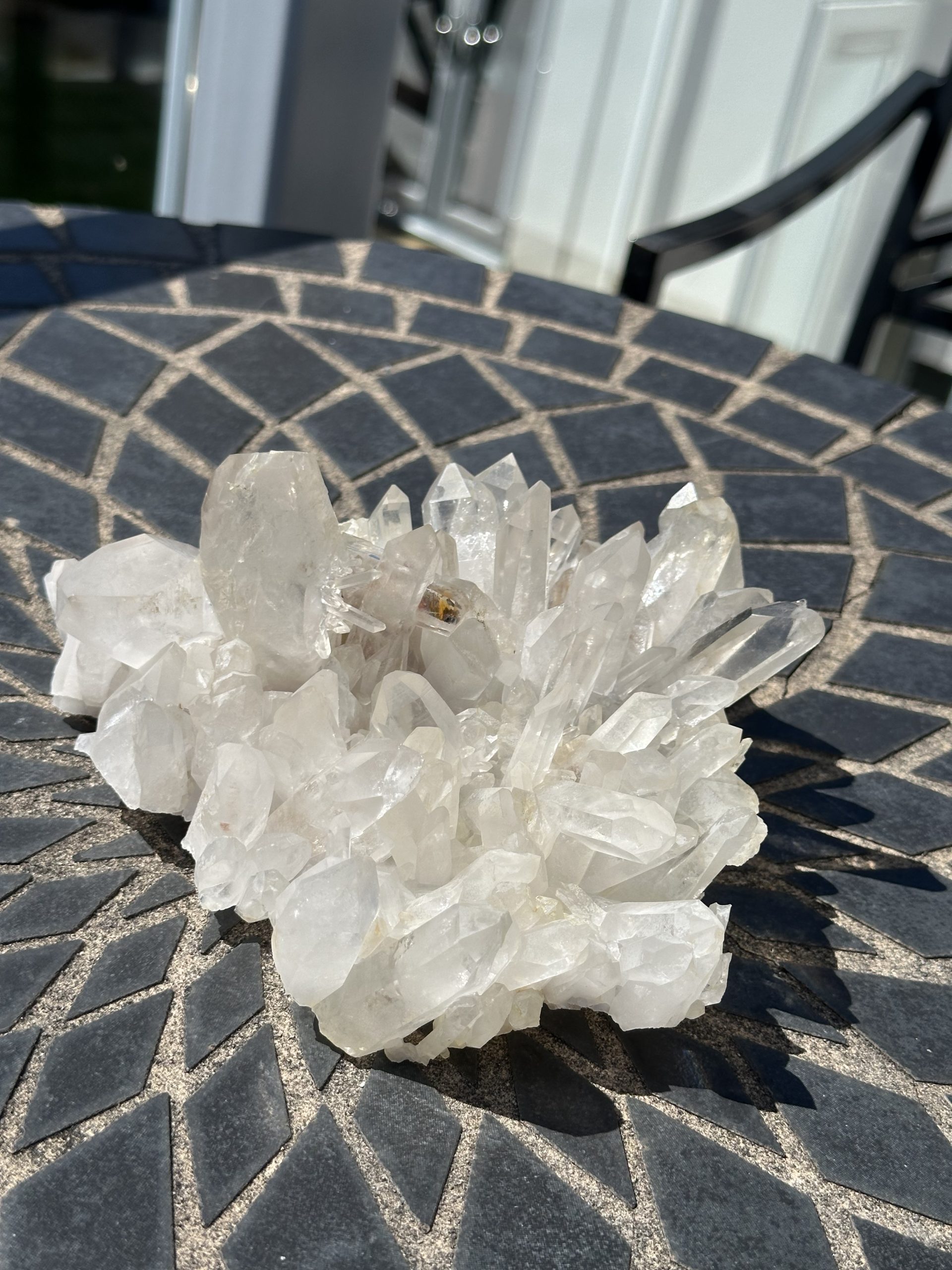 Won Raw Natural Quartz Cluster