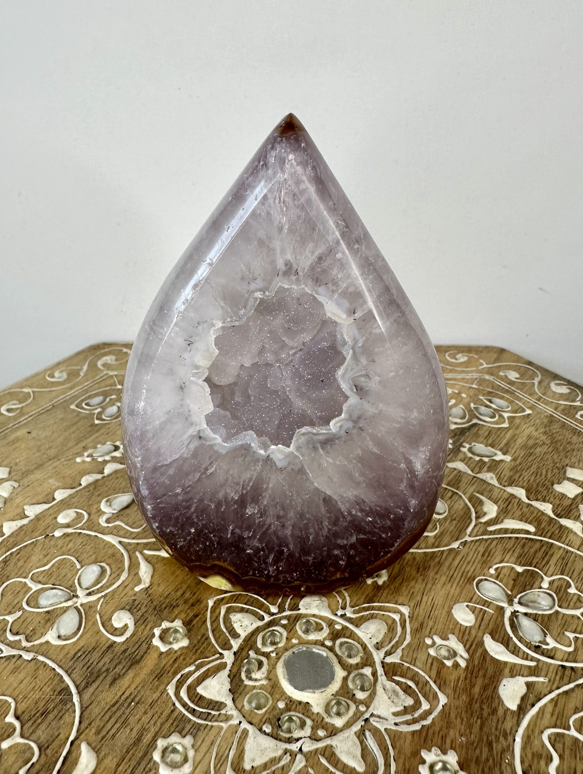 Won Agate Druzy Flame Crystal