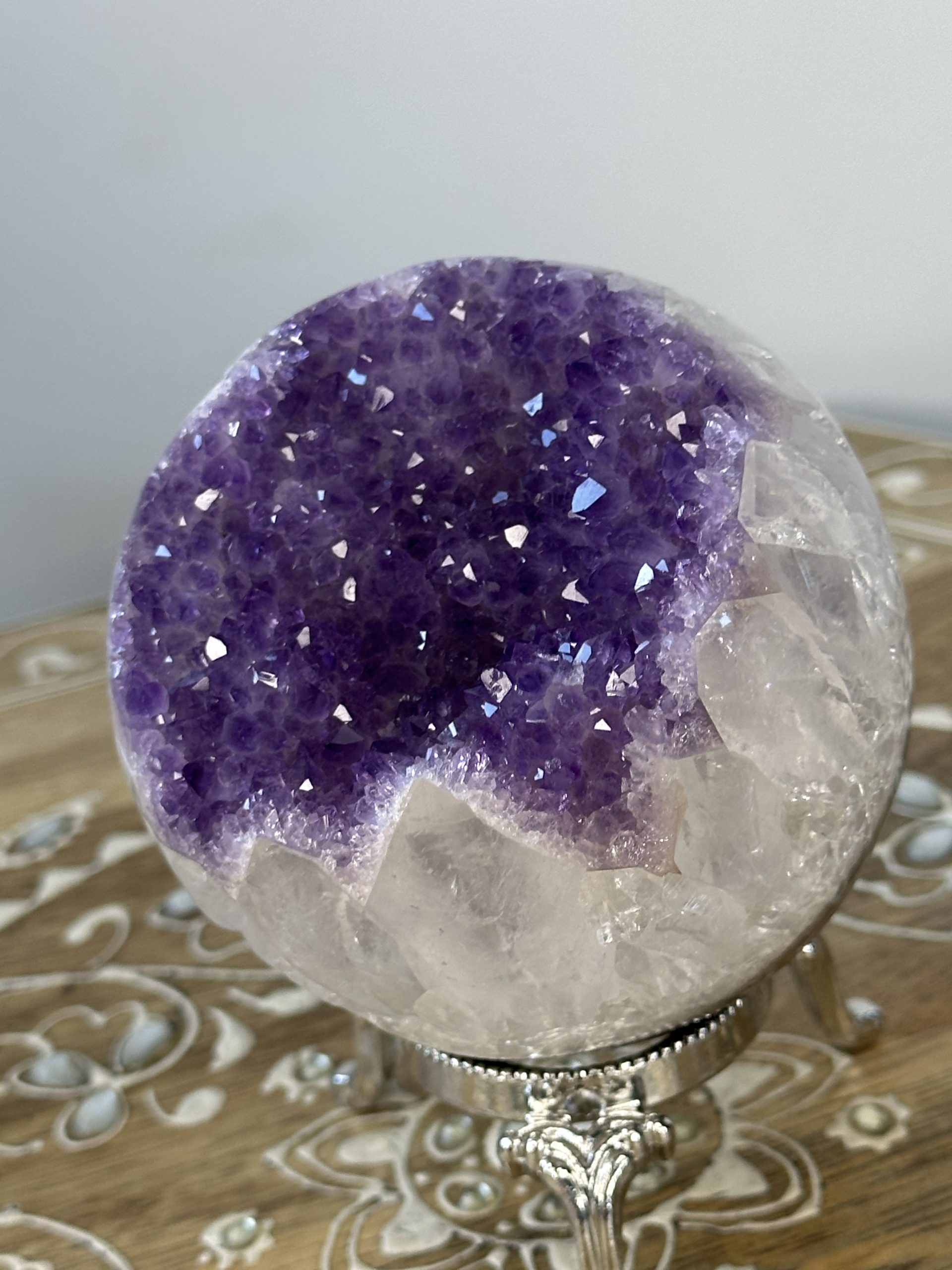 Won Sugary Amethyst Agate Sphere