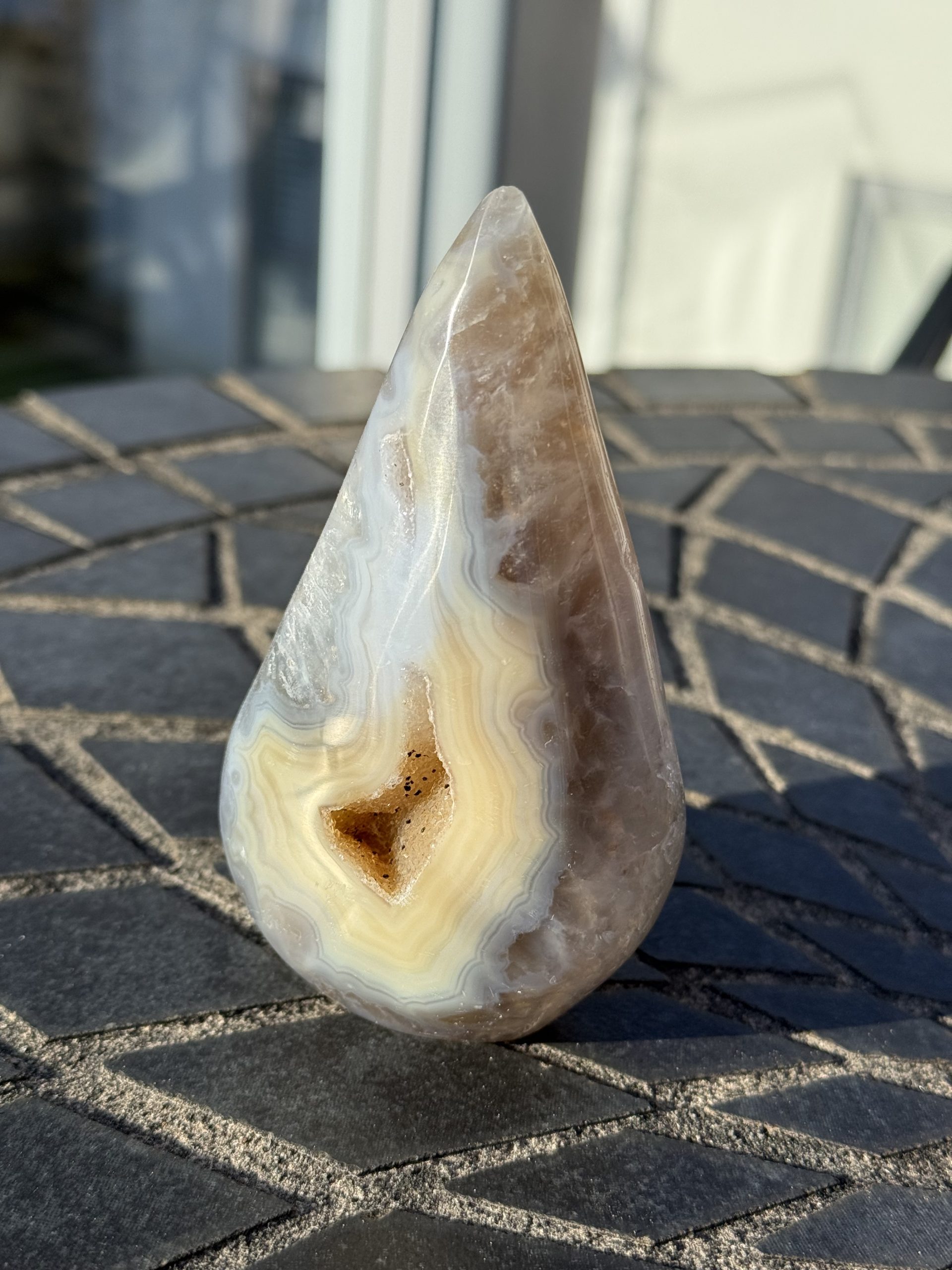 Won Agate Tear Drop